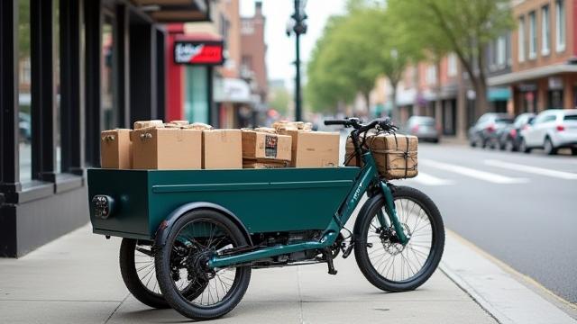 The Cargo Hauler electric cargo bike